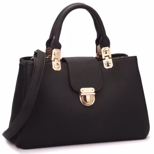 Home dasein women s pu leather solid print zipper tote shoulder bag black cf10eacd b7d0 4551 8961 471704f3080c.1565915275b530dd1875f0c857fb3162