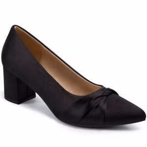 Home ecetana women s high heels shoes satin bow pointed toe chunky heels formal dress shoes 405e1680 61a3 4751 b743 28edbfb2464a.632ceec2e8cfb47ab95b569ddabef8ed
