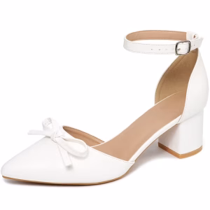 Home ecetana women s pumps pointed toe chunky heel shoes with bow elegant ankle strap dress shoes for wedding party office 7309ccc2 2afd 4487 b300 fed8ee18b5ad.662702af2055027f7bc6b5e92ee3b9fa